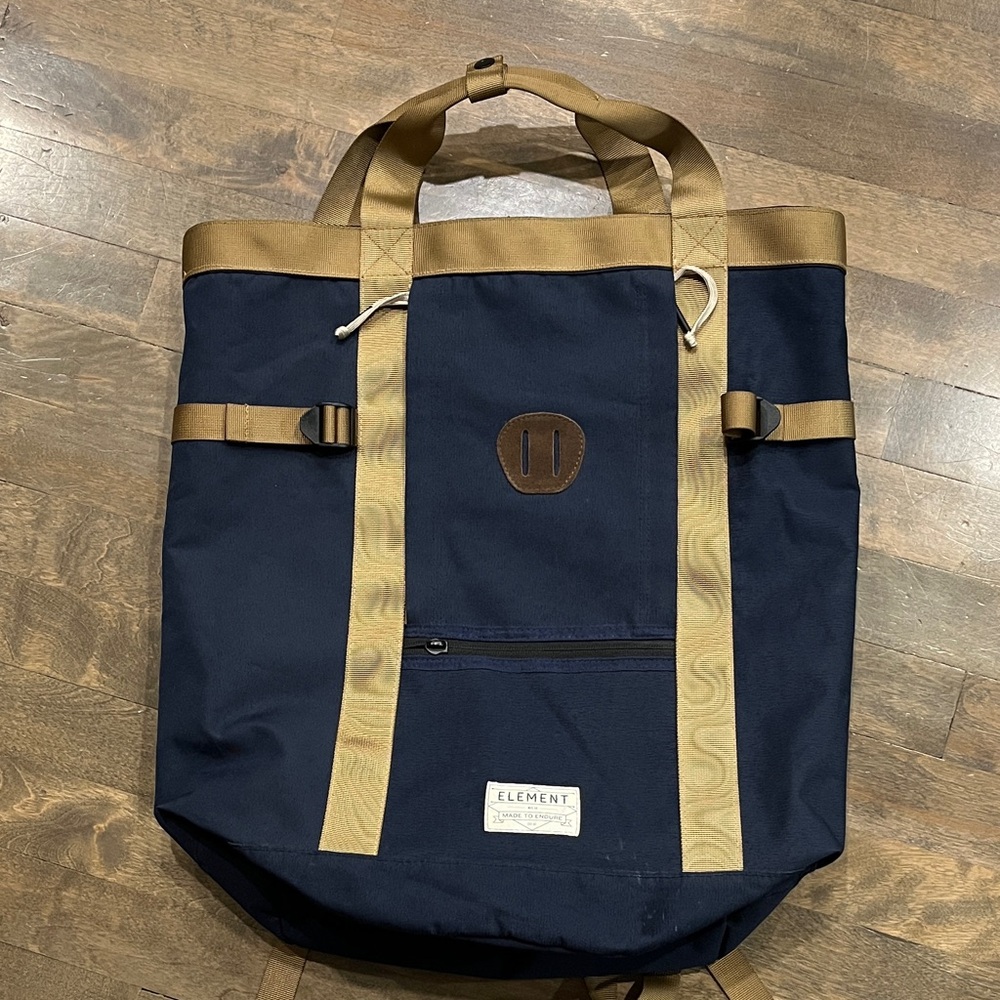 Element Blue and Tan Men's Backpack